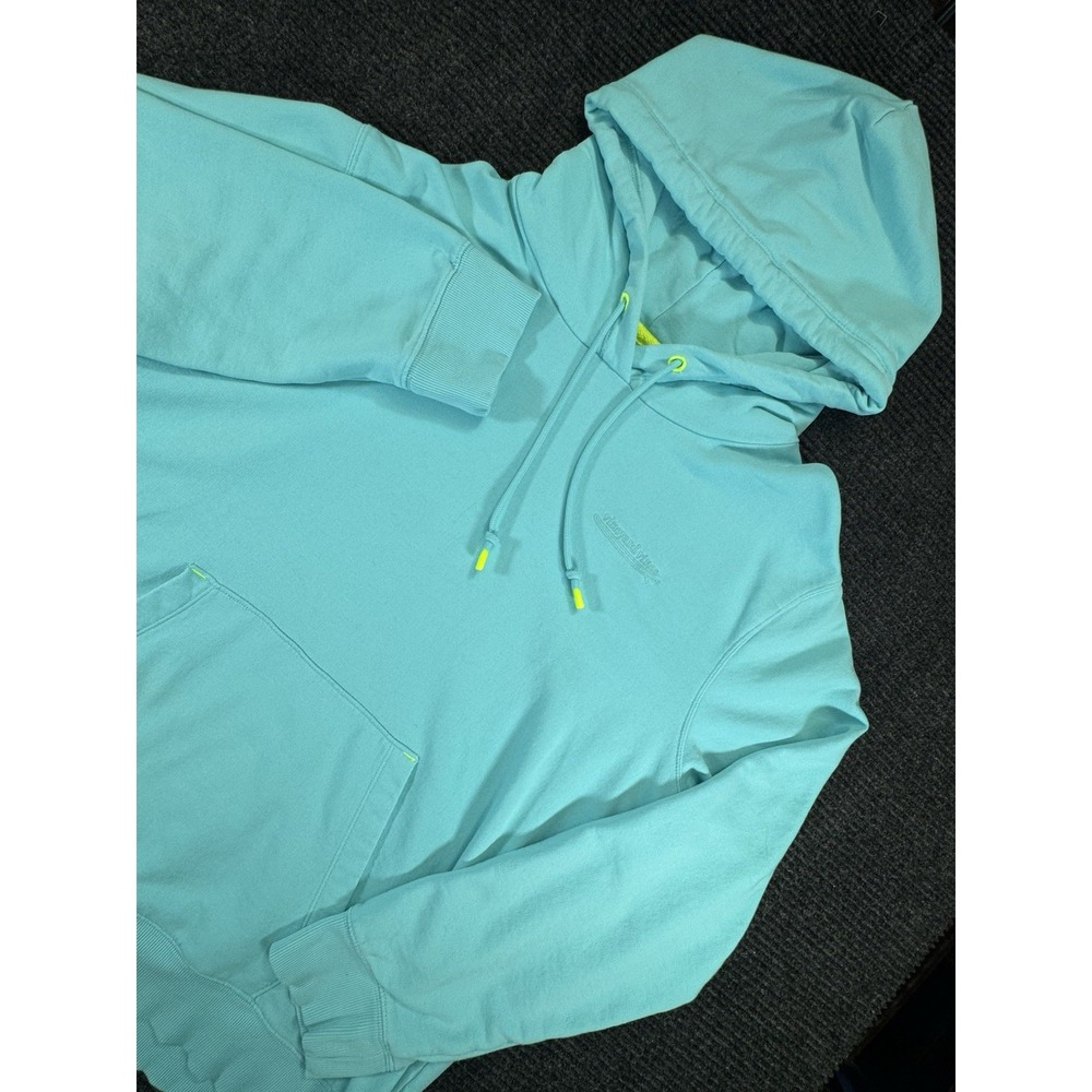 Vineyard Vines Hoodie Sweatshirt Women's XL Aqua Teal Pullover Long Sleeve Logo